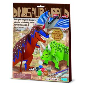 4M - Dinozor Dünyası - Karton Model Yapım Seti