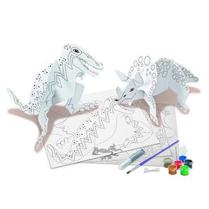 4M - Dinozor Dünyası - Karton Model Yapım Seti