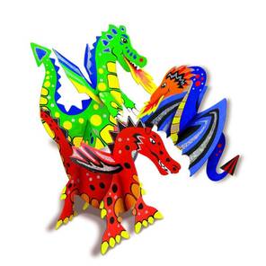 4M - Ejderha Dünyası - Karton Model Yapım Seti