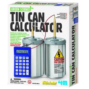 4M - Green Science - Metal Kutu Hesap Makinası
