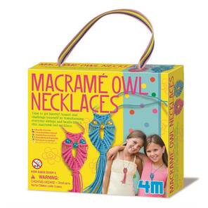 4M - Makrame Owl Necklaces / Makrame Baykus Kolye