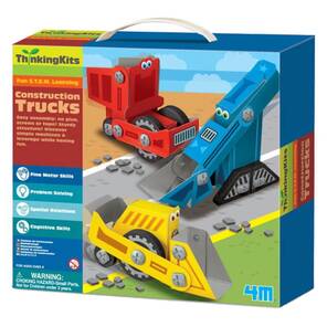4M ThinkingKits - İnşaat Kamyonları