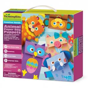 4M ThinkingKits - Kağıt Poşet Kuklalar