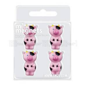 4M2U - Mini Magnetler - İnek - 4'lü