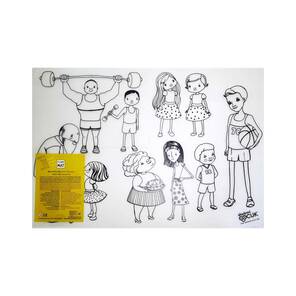 AKADEMİ ÇOCUK - Funny Mat - Bireysel Özellikler 48*33.5 cm