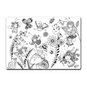 AKADEMİ ÇOCUK - Funny Mat - Çiçek Perileri 48*33.5 cm