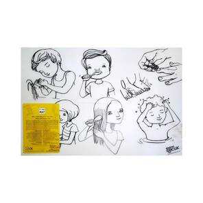 AKADEMİ ÇOCUK - Funny Mat - Kişisel Temizlik 48*33.5 cm