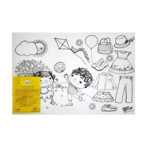 AKADEMİ ÇOCUK - Funny Mat - Mevsimler / İlkbahar 48*33.5 cm