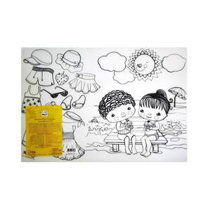 AKADEMİ ÇOCUK - Funny Mat - Mevsimler / Yaz 48*33.5 cm