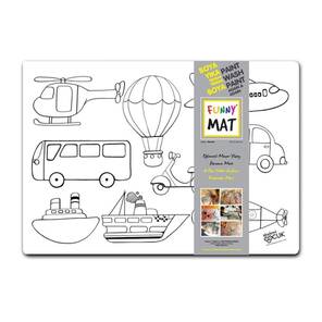 AKADEMİ ÇOCUK - Funny Mat - Taşıtlar 48*33.5 cm