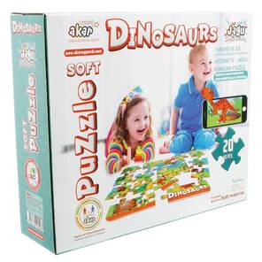 AKAR - Soft Puzzle Dinosaurs - İnteraktif Puzzle