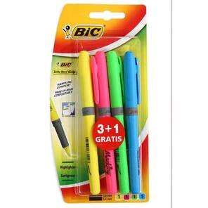 BIC Brite Liner Grip - Fosforlu Kalem 3+1