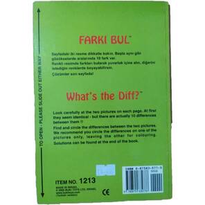 BUKI LTD - 10 Farkı Bul Bulmaca Kitabı