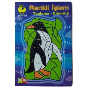 BUKI LTD - Toplama Çıkarmalı Boyama Kitabı - 27 Resim