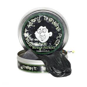 CRAZY AARON'S THINKING PUTTY - Süper Manyetik Siyah Macun - Strange Attractor