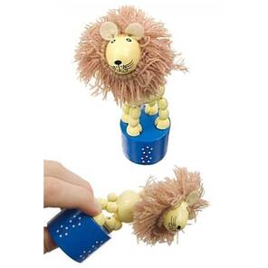 HoM - Dans Eden Aslan - Ahşap Basmalı Oyuncak