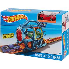 HOT WHEELS - Şehir Başlangıç Setleri - Turbo Jet Araba Yıkama