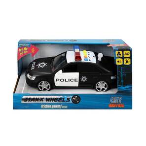 Maxx Wheels 1:16 Sesli ve Işıklı Araba - Polis Ara