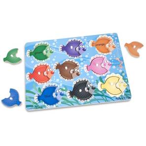 M&D Ahşap Değiş Tokuş Yapboz - Balıklar