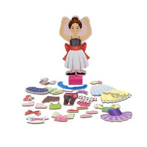 M&D Ahşap Mıknatıslı Giydirme - Balerin Nina