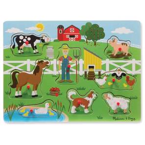 M&D Ahsap Sesli Yapboz - Old MacDonald's Farm