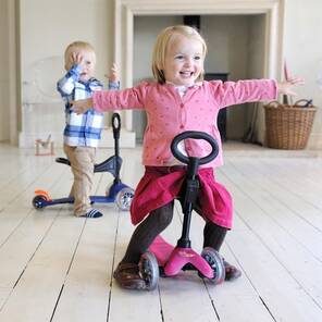 MICRO Mini Scooter - Mor - Oturaklı 3-in-1