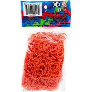 RAINBOW LOOM - 600'lü El Yapımı Bileklik Kiti - Turuncu