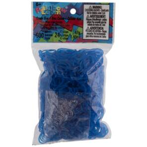 RAINBOW LOOM - 600'lü El Yapımı Bileklik Lastikleri - Lacivert