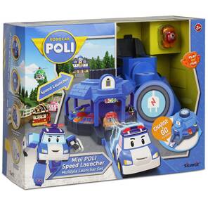 Robocar Poli Çoklu Fırlatıcılı Yol Seti 83381