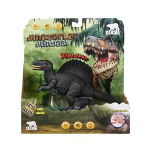 Sesli ve Işıklı Dinozor - Siyah