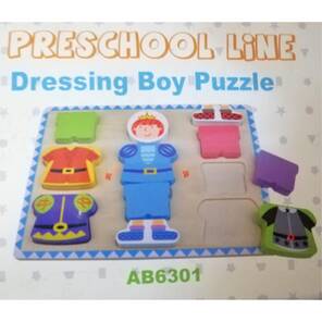 WAWA Ahsap Yapboz - Erkek Giydirme