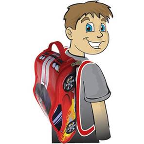 ZIP-BIN - Cadde Yarışçısı Sırt Çantası + 2 Metal Araba